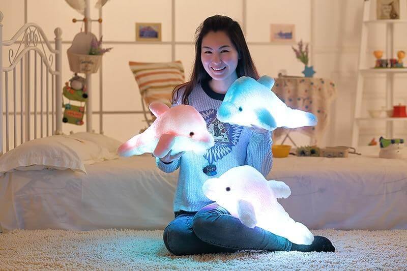 Creative Luminous Light-up Plush Dolphin - Image 7