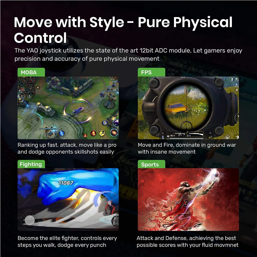 Creative Mini Phone Game Controller Joystick - Image 6