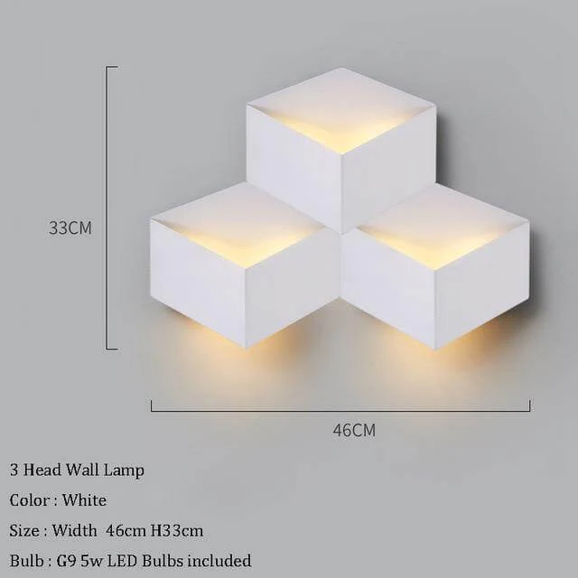 Creative Modern Geometric LED Wall Light - Image 4