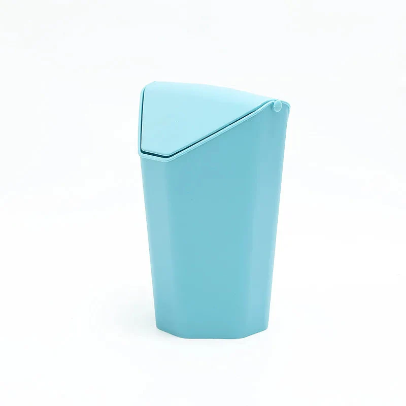 Creative Modern Home Use/Office Desktop Mini Plastic Trash Can - Image 9