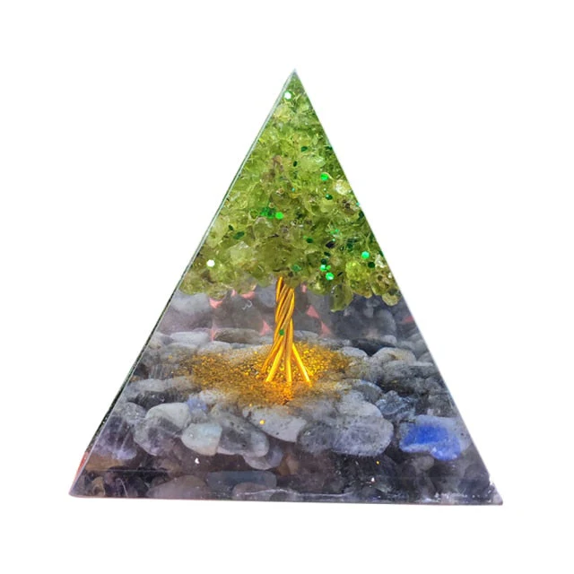 Creative Natural Crystal Universe Energy Pyramid - Image 29