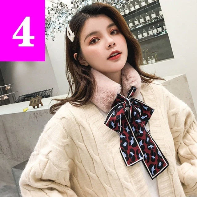 Creative Neck Soft Fur Scarf - Image 9