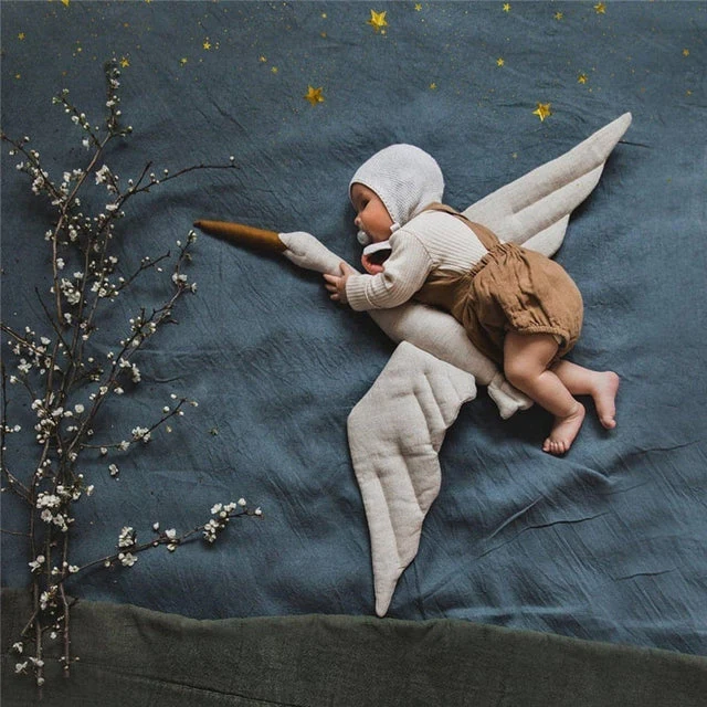 Creative Nursery Decor Hanging Swan Plush Doll - Image 7