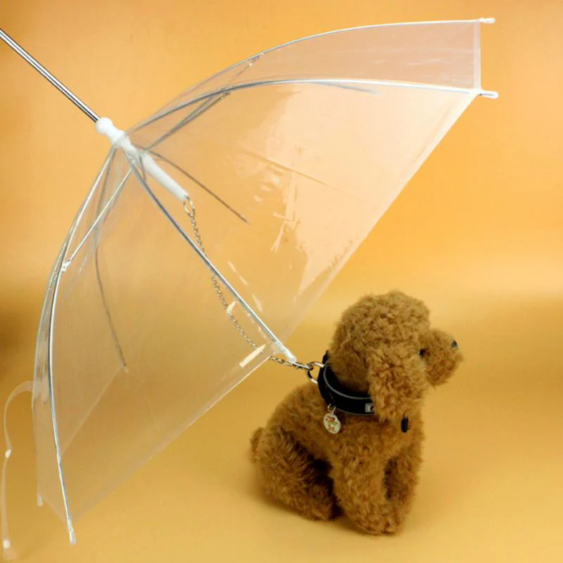 Creative Pet Walking Transparent Umbrella - Image 4