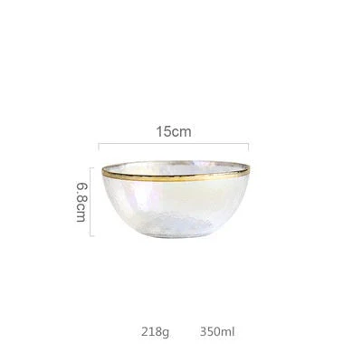 Creative Rainbow Glass Dinnerware Plate - Image 11