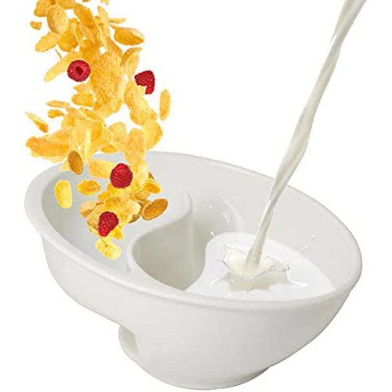 Creative Separated Double Bowls With Handle - Image 9