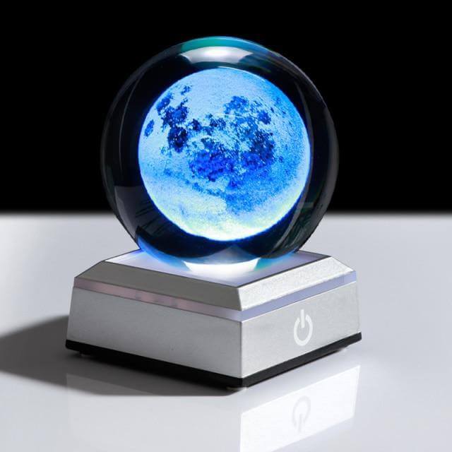 Crystal Globe Solar System Planet Lamp - Image 10