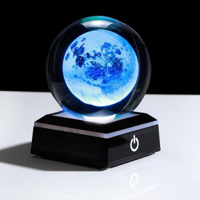 Crystal Globe Solar System Planet Lamp - Image 15