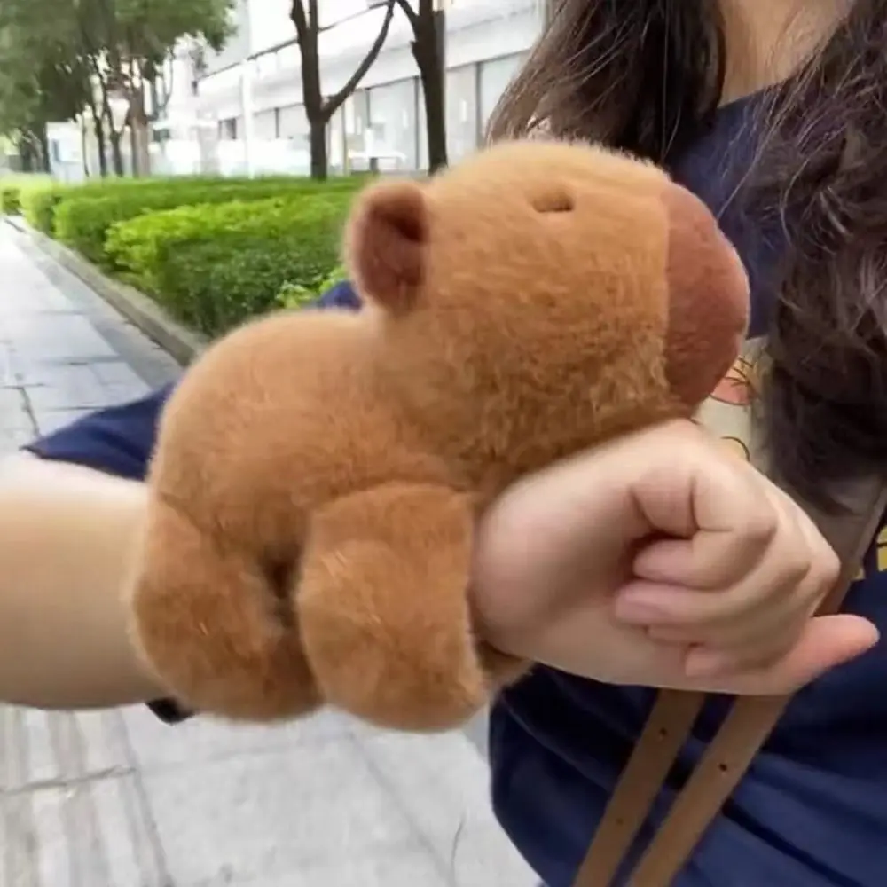 Cuddly Capybara Cozy Wrap Sleeve Plush Band - Image 5
