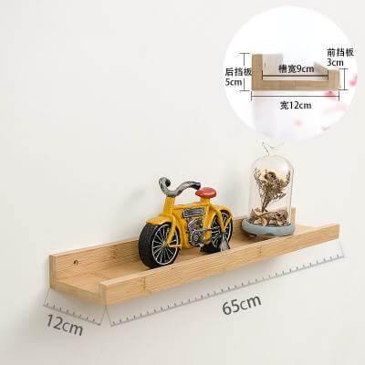 Cute Bamboo Solid Wood Shelf - Image 5