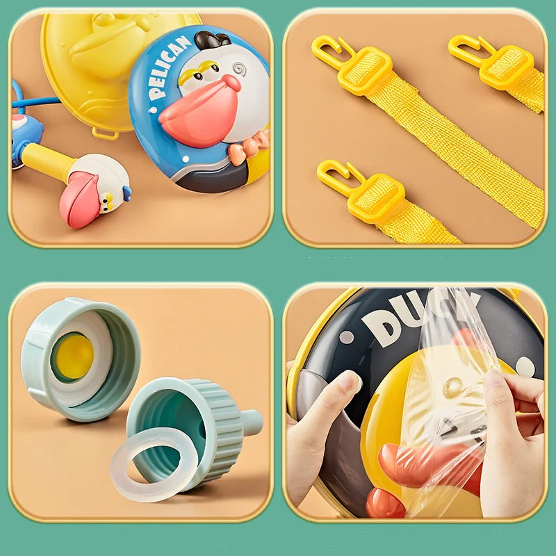 Cute Beach Game Water Gun Toy Backpack - Image 3