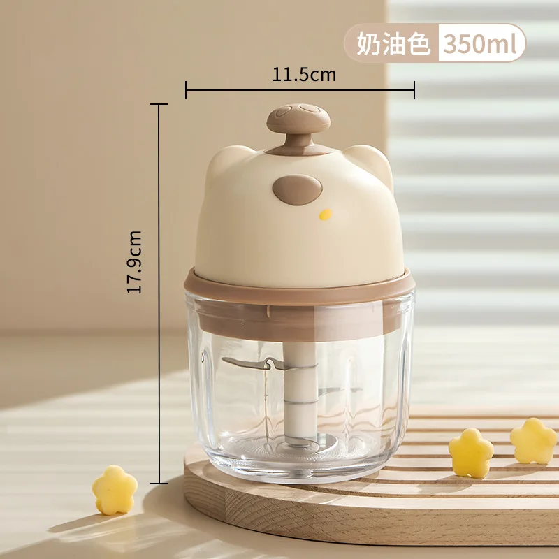 Cute Bear Rechargeable Anti-Slip Electric Grinder - Image 5
