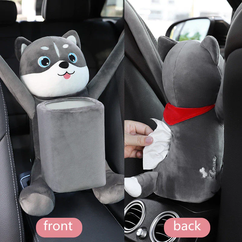 Cute Cartoon Animals Car Tissue Box - Image 6