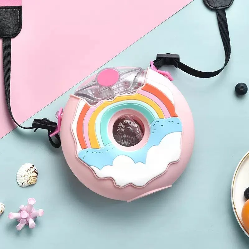 Cute Cartoon Built-in Straw Water Bottle - Image 8