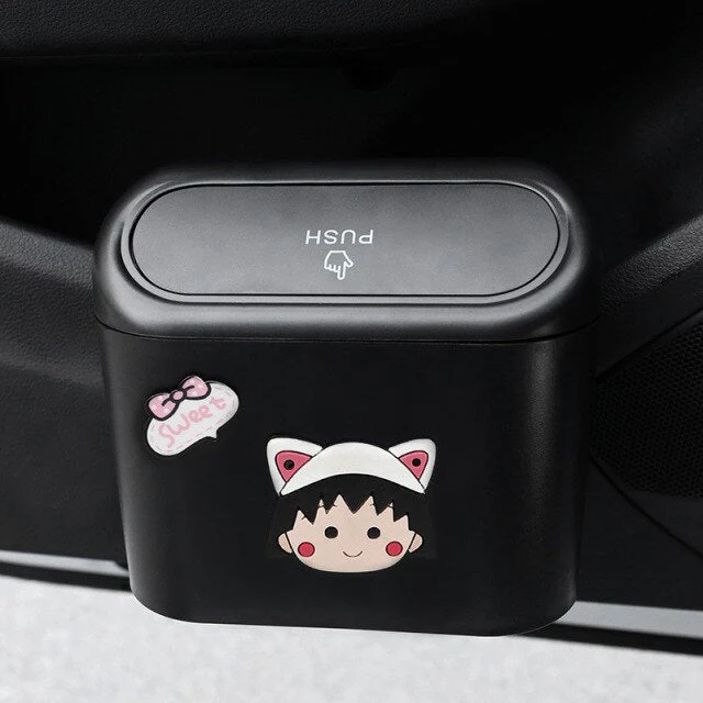 Cute Cartoon Car Door Trash Can - Image 18