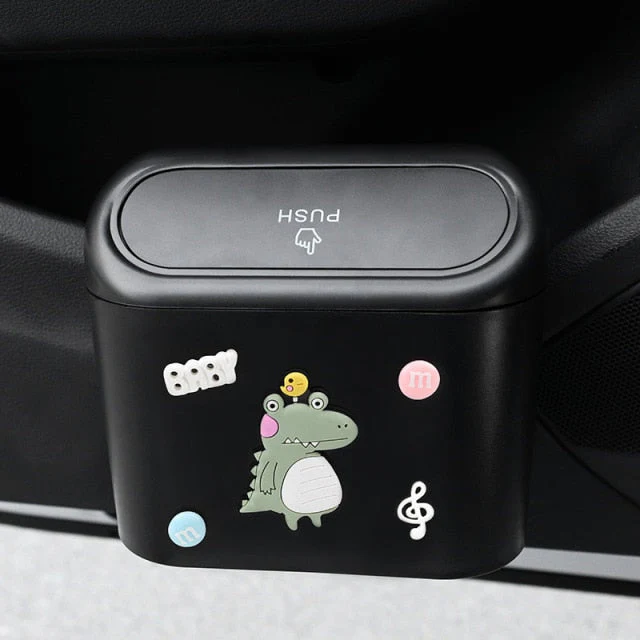 Cute Cartoon Car Door Trash Can - Image 8