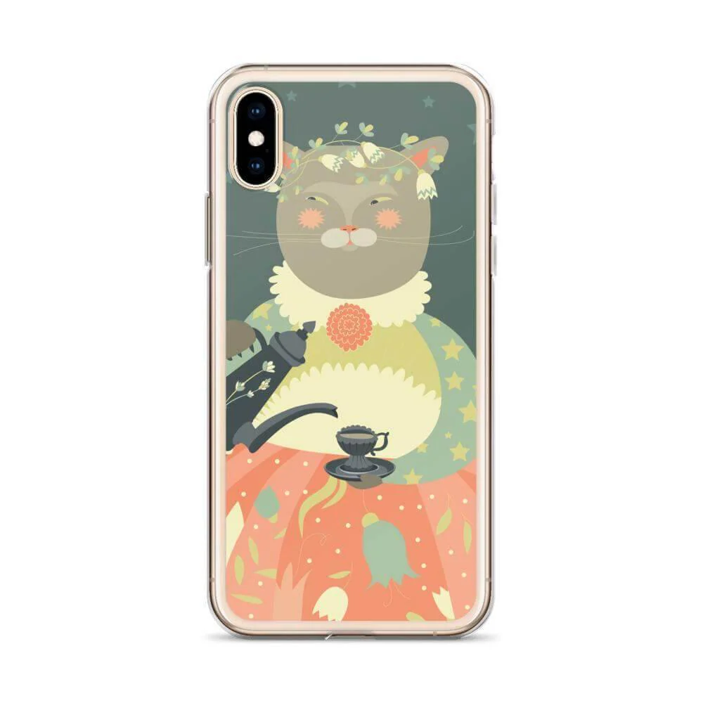 Cute Cat Lady iPhone Case - Image 9