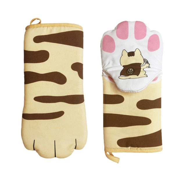 Cute Cat Paws Oven Mitts - Image 6