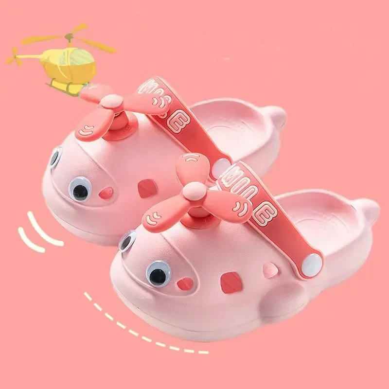 Cute Helicopter Kids Soft Slippers - Image 7