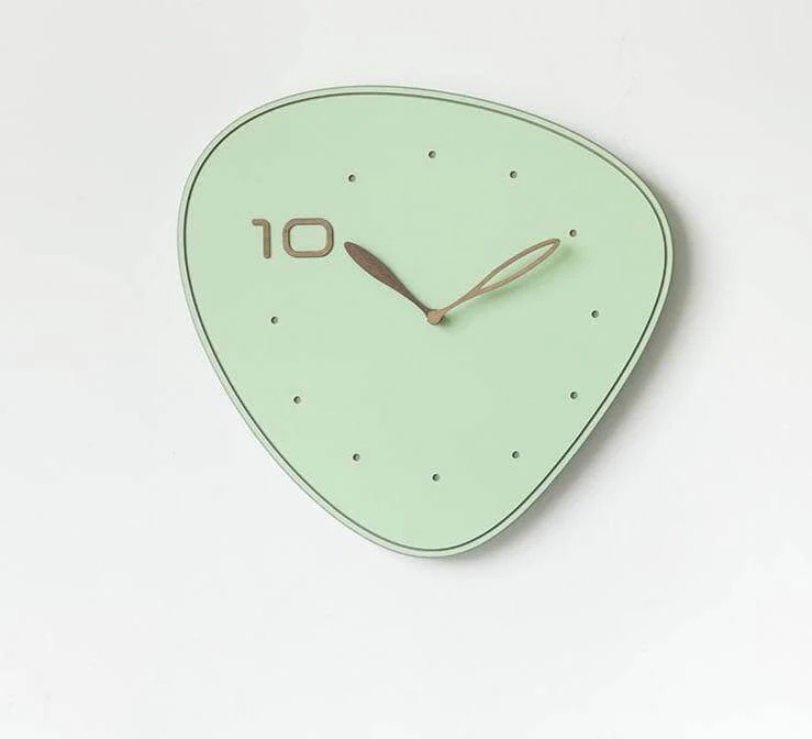 Cute Minimalist Malvirn Geometric Wall Clock - Image 7