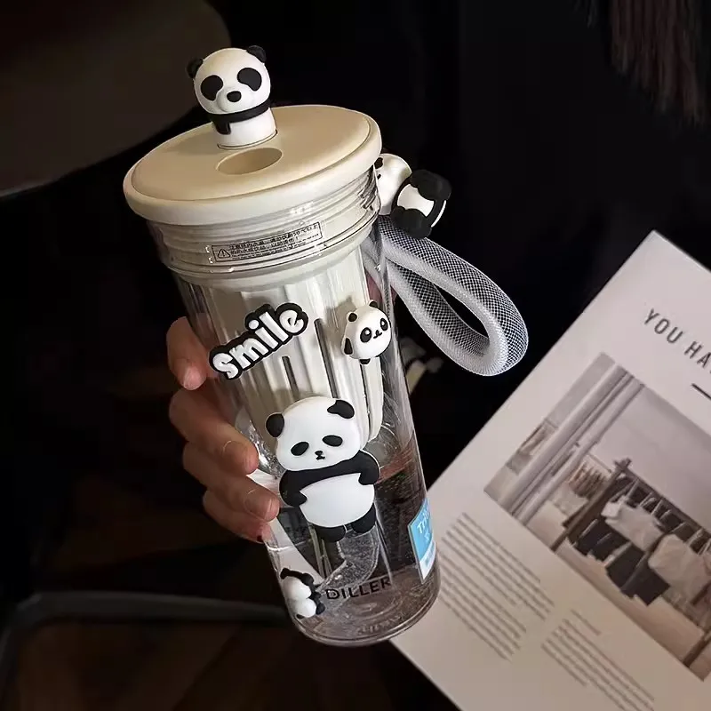 Cute Panda Water Bottle - Image 9