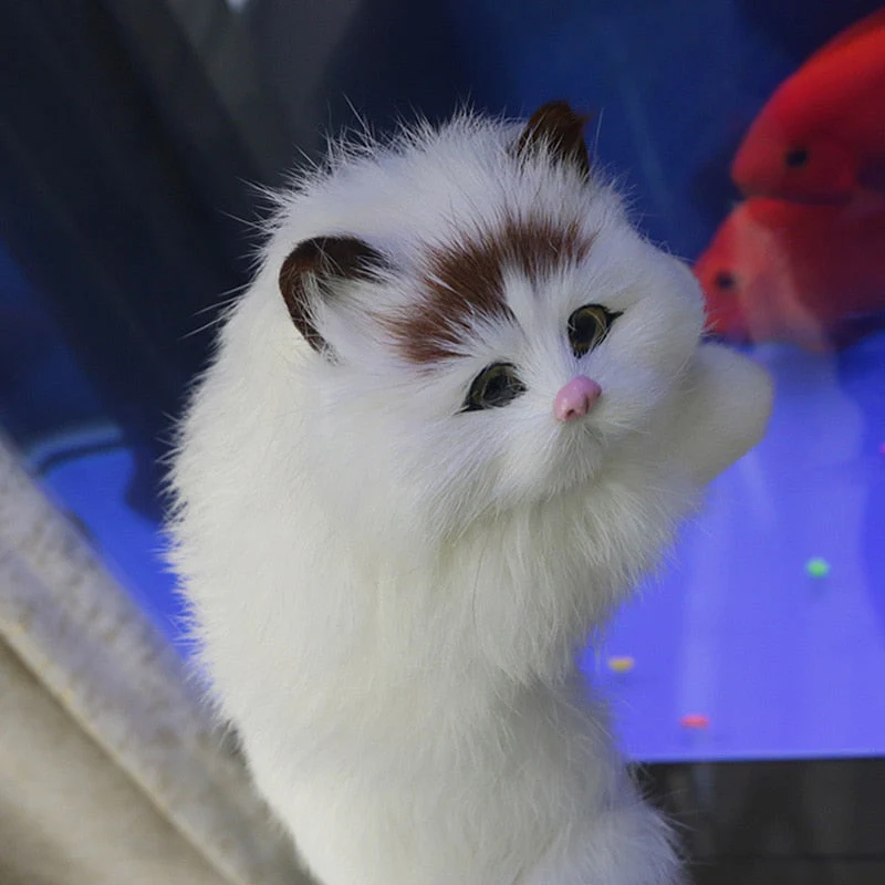 Cute Plush Cat Home Desk Figurine Decor - Image 11