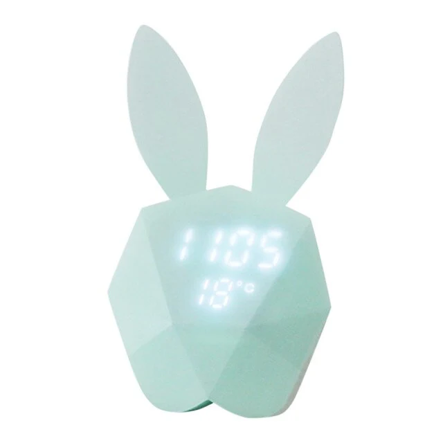 Cute Rabbit USB Alarm Clock Led Light - Image 6