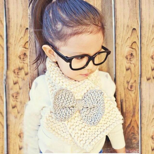 Cute Warm Crochet Scarf for Baby - Image 5