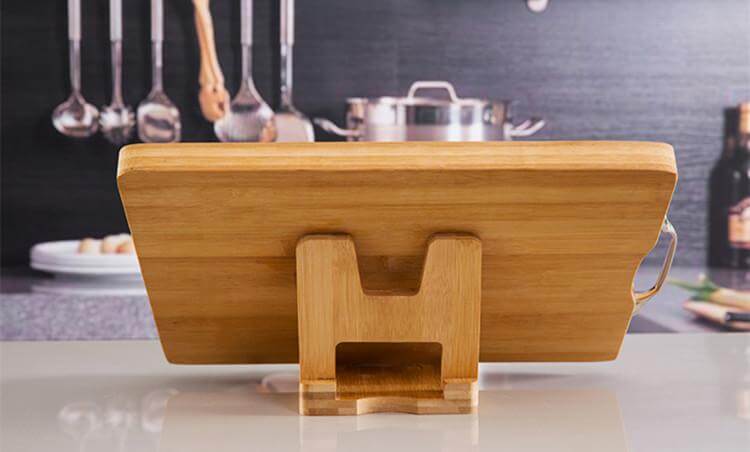Cutting Board Foldable wooden pot lids holder - Image 3