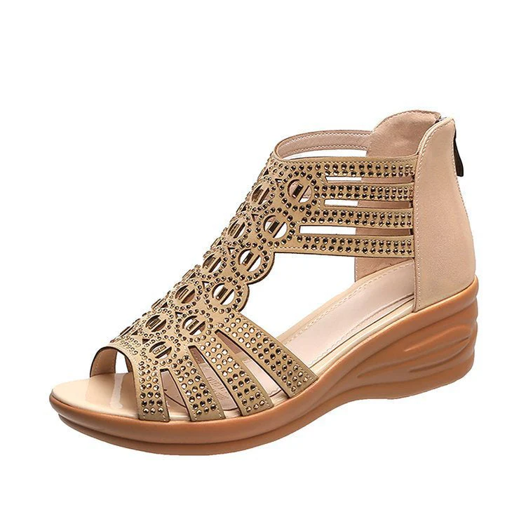 Daytime Walk City Comfy High Heel Women Slippers - Image 8