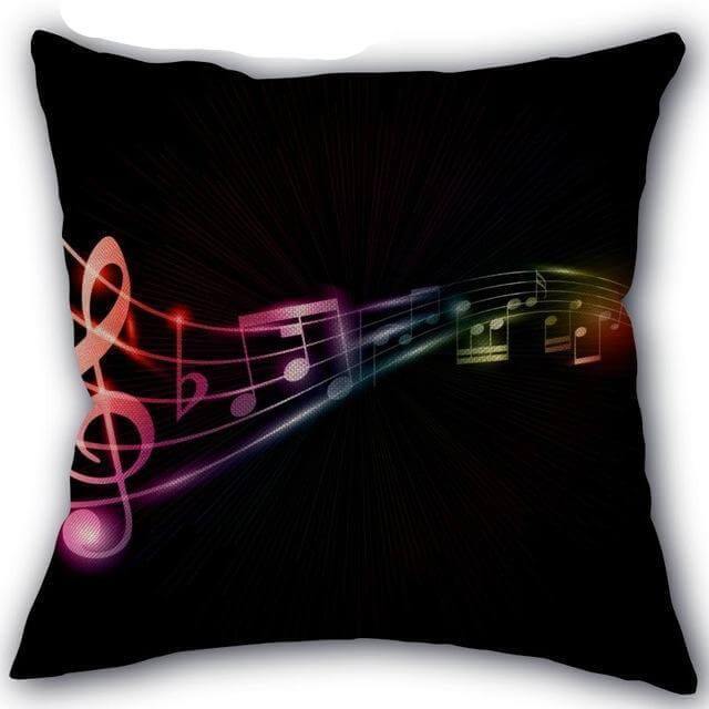 Decorative Comfy Musical Notes Pillow Case - Image 10