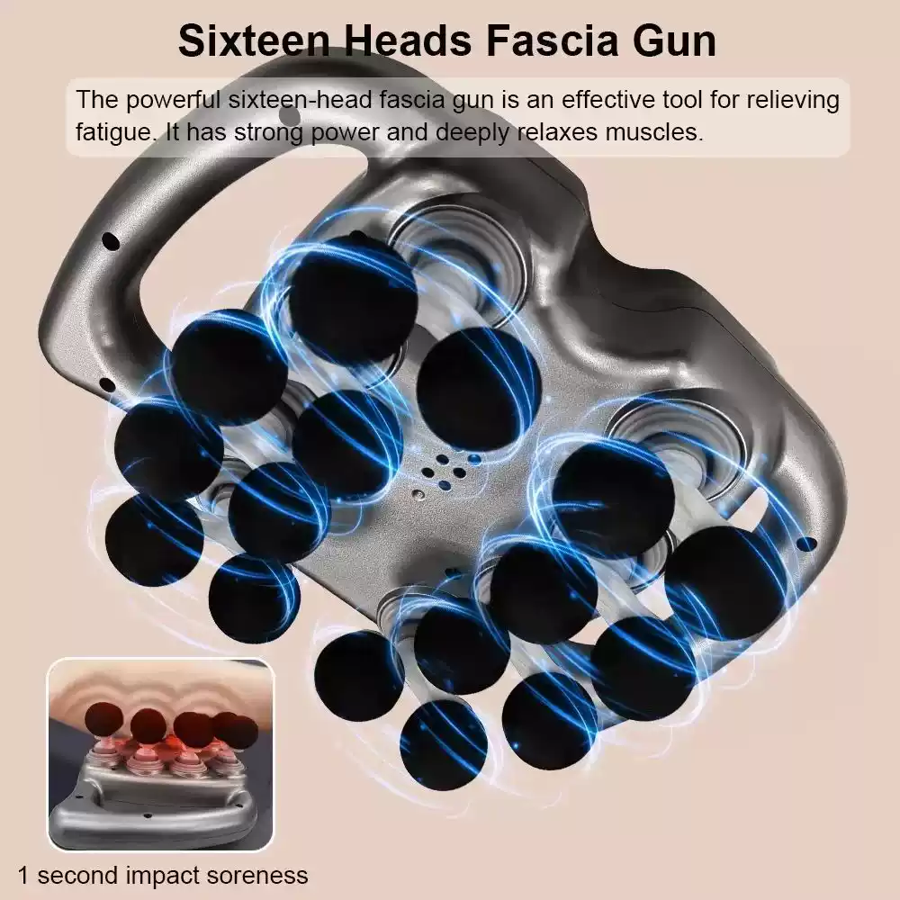 Deep Relax Multi-Head Professional Electric Massager - Image 5