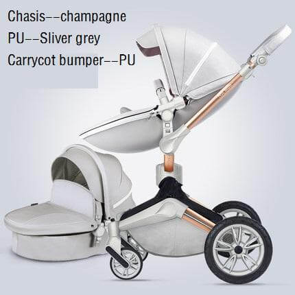 Deluxe New High Landscape 360 rotation baby stroller - Image 9