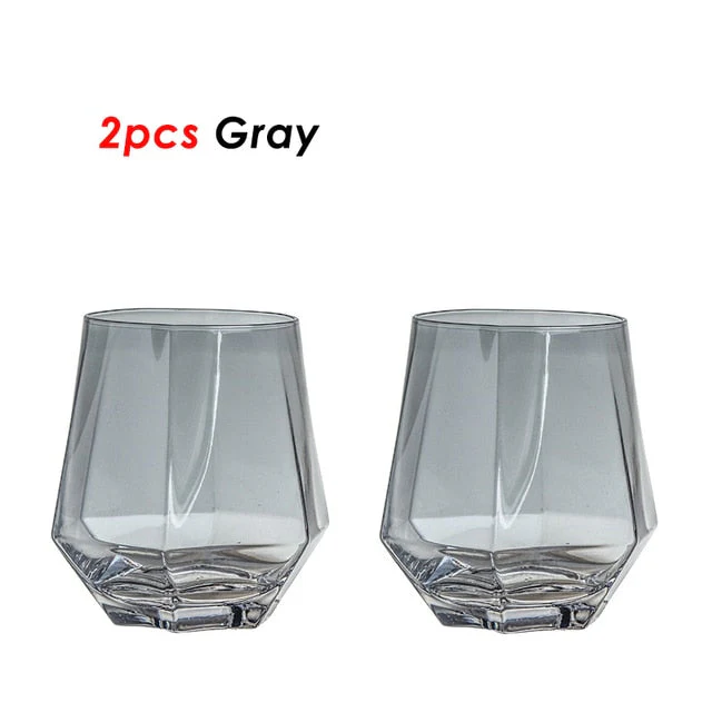 Diamond Shaped Clear Glass Pitcher Set - Image 5