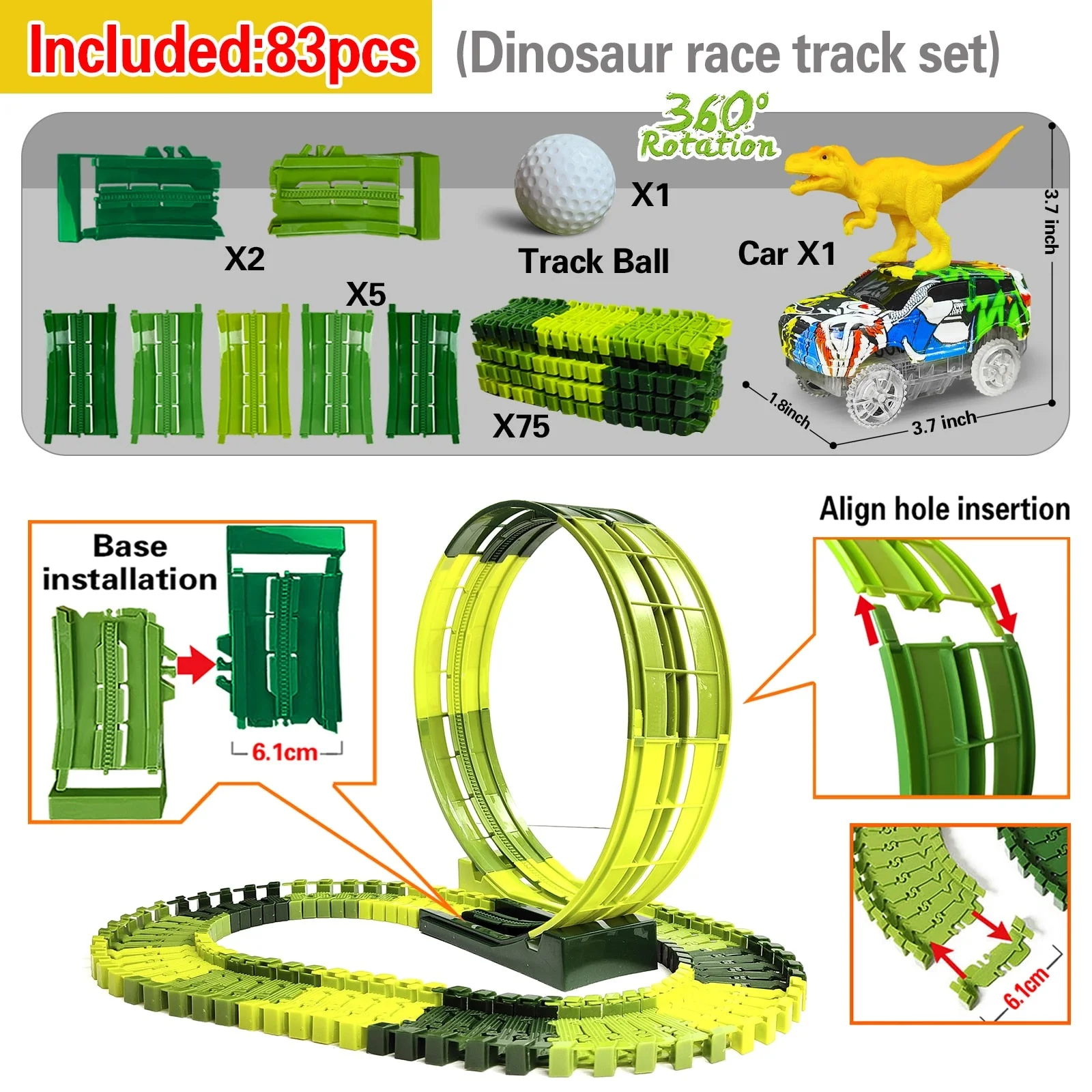 Dino-Mighty Mountain Climbing Track Toy - Image 8