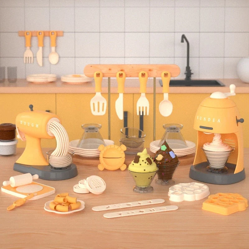 DIY Mold Modeling Kids Kitchen Toy Set - Image 11