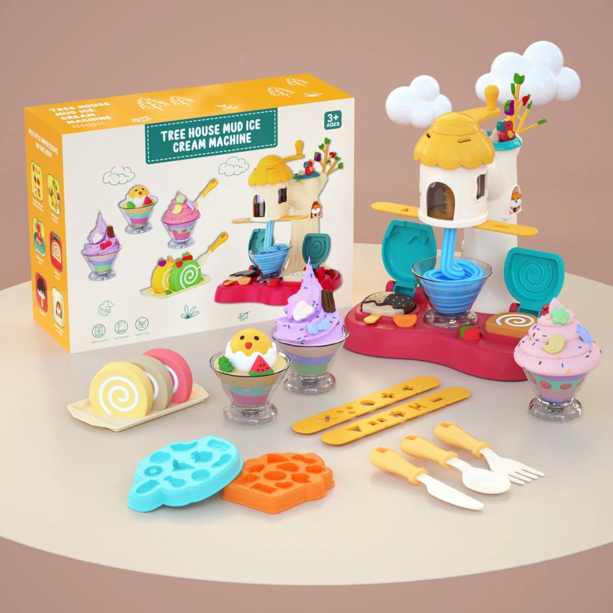 DIY Mold Modeling Kids Kitchen Toy Set - Image 3
