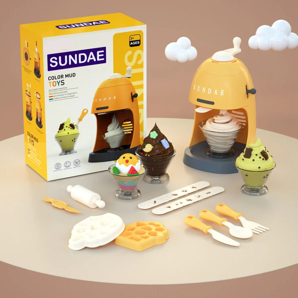 DIY Mold Modeling Kids Kitchen Toy Set - Image 7