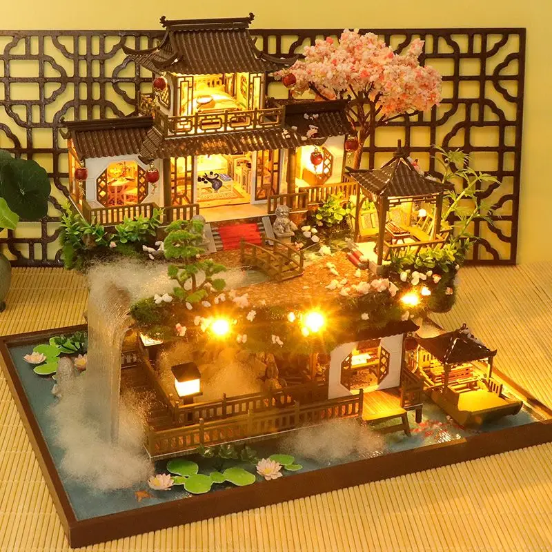 DIY Wooden Chinese Ancient Casa Miniature Building Kit - Image 4