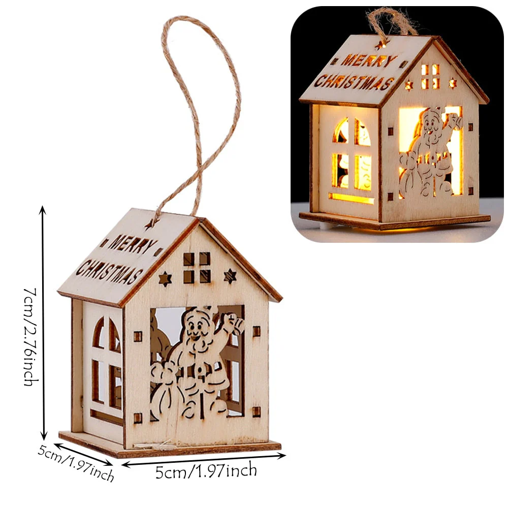 DIY Wooden Hanging House Decor Glowing Lamp - Image 13