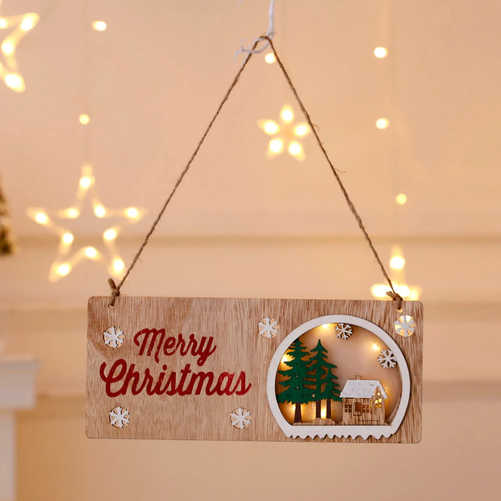 DIY Wooden Hanging House Decor Glowing Lamp - Image 5