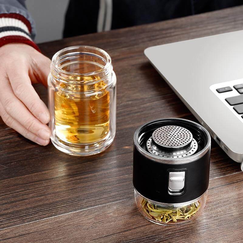 Double Glass Portable Eco-Friendly Tea Infuser - Image 11