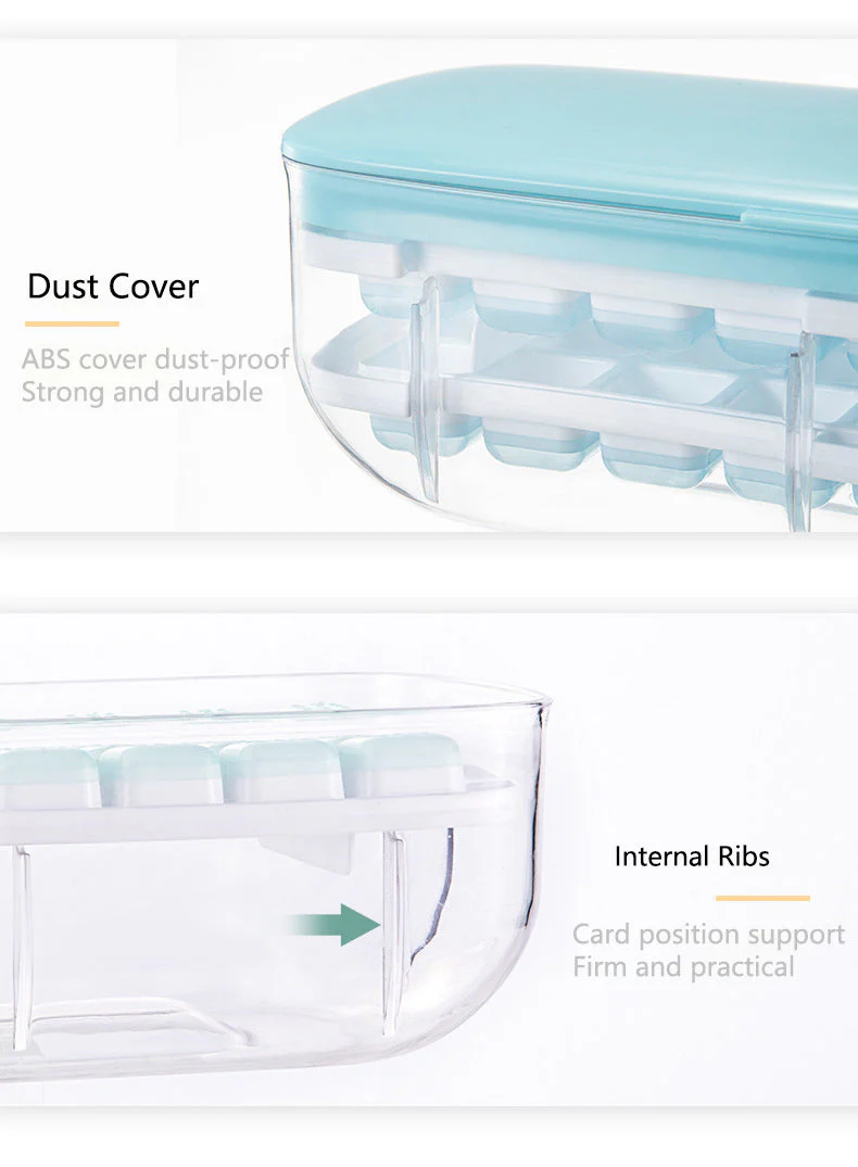 Double Layer Lazy Ice Maker Storage Box - Image 6
