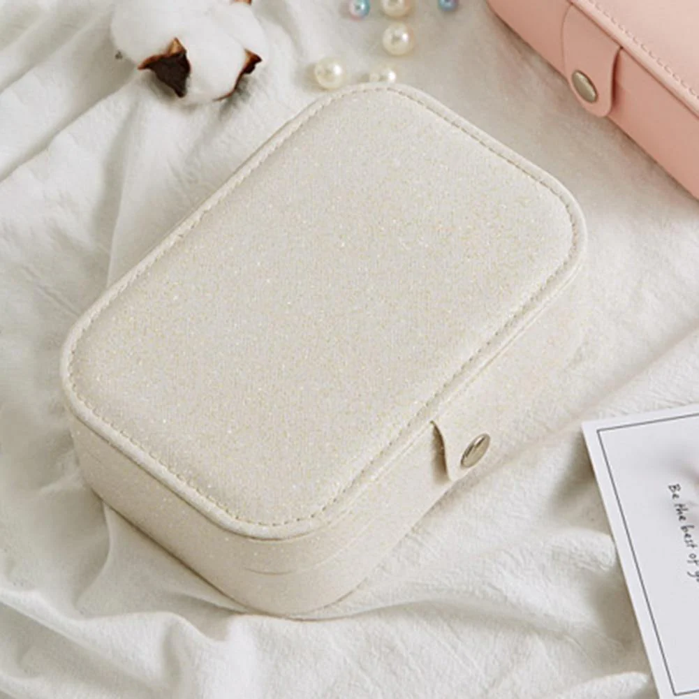 Double-Layer Leather Jewelry Organizer Box - Image 17