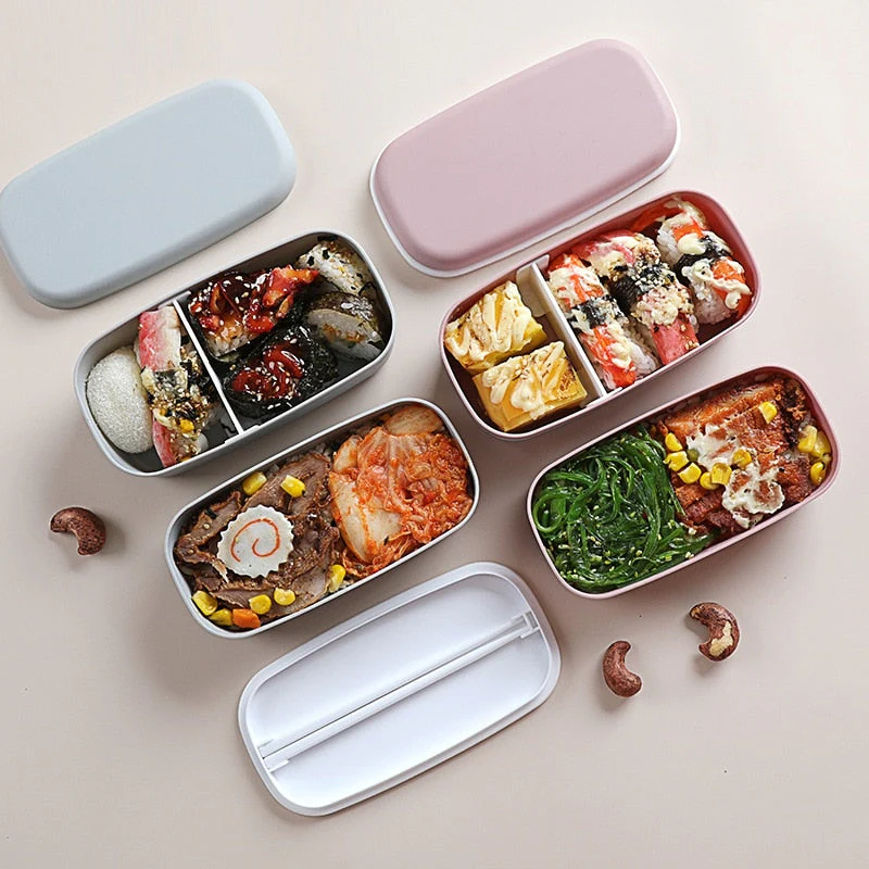 Double-Layer Metal Fresh Keeper Lunch Box - Image 2