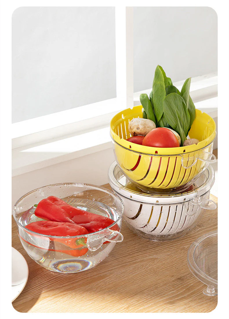 Double Layer Quick Drainer Basket - Image 5