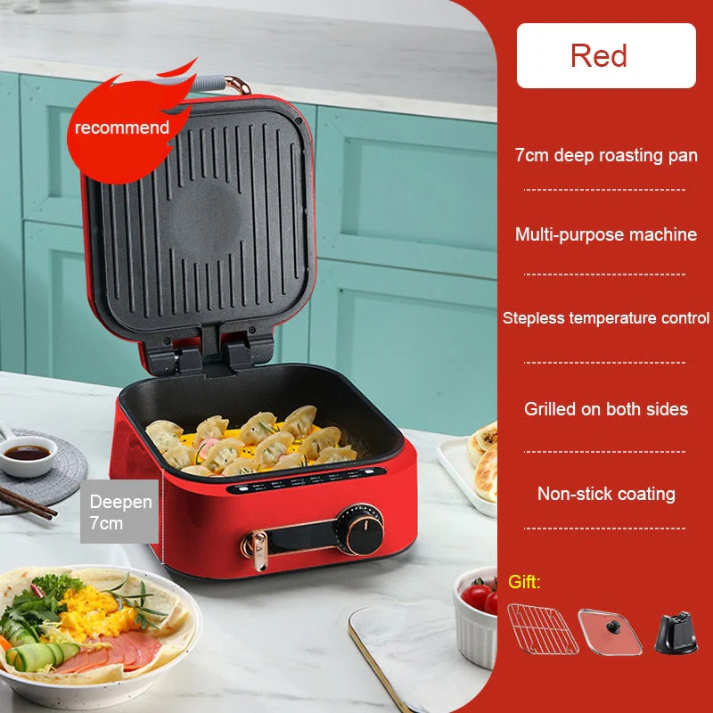 Double-sided Electric Baking Pan Cooker - Image 12