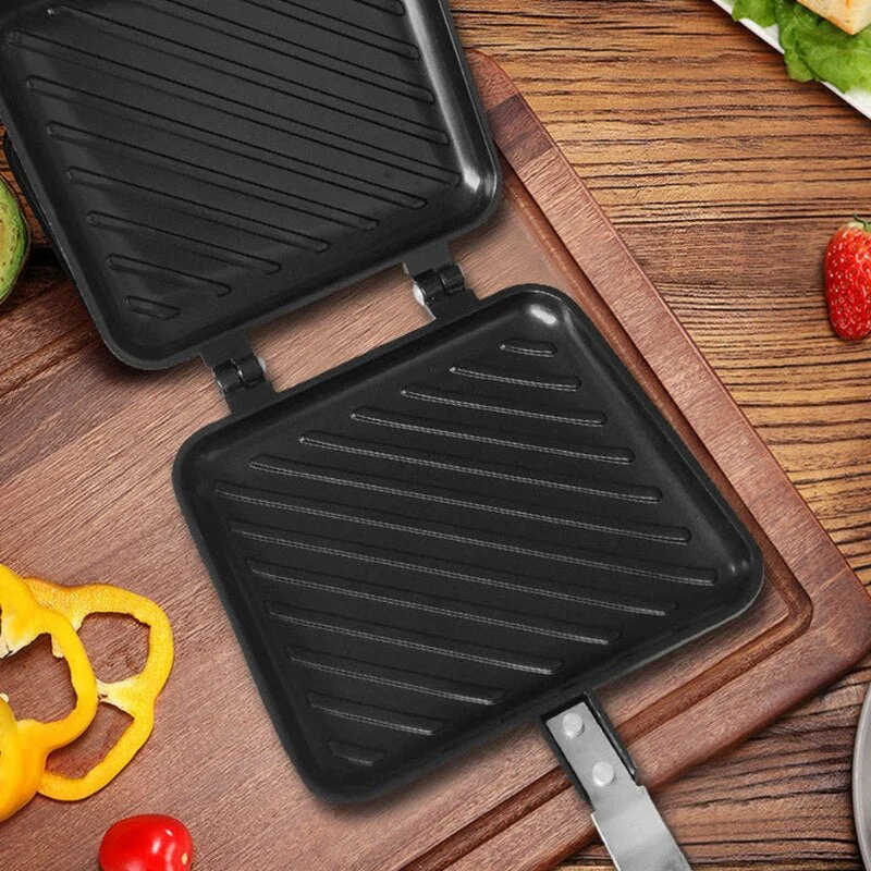 Double Sided Non-Stick Sandwich Maker Pan - Image 5
