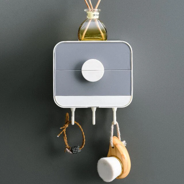 Drill-Free Wall Mounted Soap Box Container - Image 3