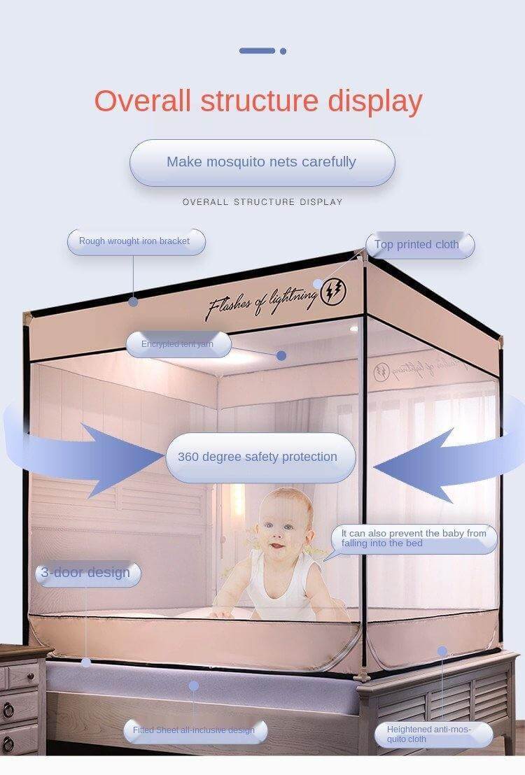 Drop-Resistant Bed Mosquito Net - Image 5